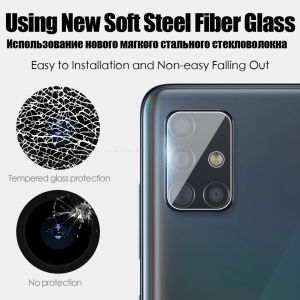 Tempered Glass Camera Samsung A51 Pelindung Camera Belakang Clear Full Cover