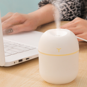 New Ultrasonic Air Humidifier Gentle Luminous Continuous/420ML Portable【Fast Delivery】