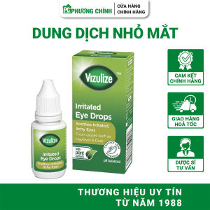 Dung Dịch Nhỏ Mắt Vizulize Irritated Eye Drops Giúp Làm Dịu Đôi Mắt Bị Ngứa Ngáy 10ml