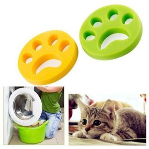 5PCS Pet Hair Remover Silicone Clothing Double-Sided Dust Remover Sticky Washing Machine Accessory