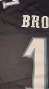 Eagles นกอินทรี 1 จำนวน 26 จำนวน 33 จำนวน nfl โรงงานปักเสื้อรักบี้ ขายส่งเสื้อผ้าส่งออก