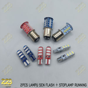 lampu sen jely flash paket lampu stop rem belakang stoplamp running flash