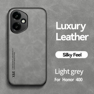 Leather Funda For Honor 400 5G Car Magnetic Holder Phone Cover For Honor400 5G Shockproof Protection Coque