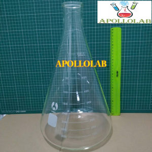 Bình tam giác Erlen thủy tinh 5000ml thí nghiệm
