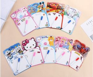 Mainan Edukasi Anak Papan Tulis Spidol Anak Motif Karakter Kartun