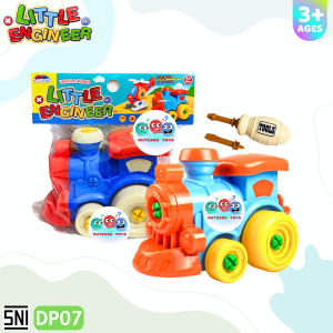 MM Mainan DIY Train Kereta Bongkar Pasang OCT5743