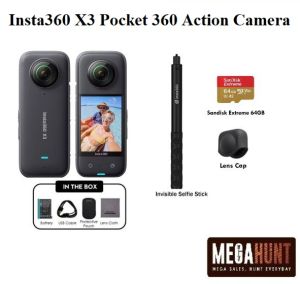 Insta360 X3 / ONE X3 5.7K Video 72MP Photo 360 Panoramic Camera - Ready Stocks Malaysia