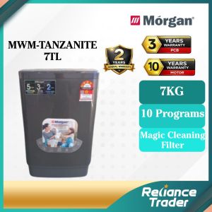 Morgan Fully Auto Washer (7KG) MWM-TANZANITE 7TL / (8KG) MWM-TANZANITE 8TL / (10KG) MWM-TANZANITE 10TL