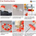 300pcs Tile Spacers Clips Tile Leveling System Reusable  Ceramic Floor Spacers for Perfect Tile Alignment   Spacer Wall Tiling Flooring Tool Clips. 
