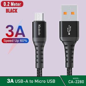 Mcdodo NEW 3A Nylon Braided Fast Charging Cable & data Sync For Type-C Micro USB Iphone