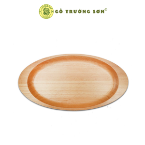 [HCM]Khay Dĩa Gỗ TL75 Hình Oval Có Tay Cầm 30Cm - Đồ Gỗ Nhà Bếp Thương Hiệu Trường Sơn