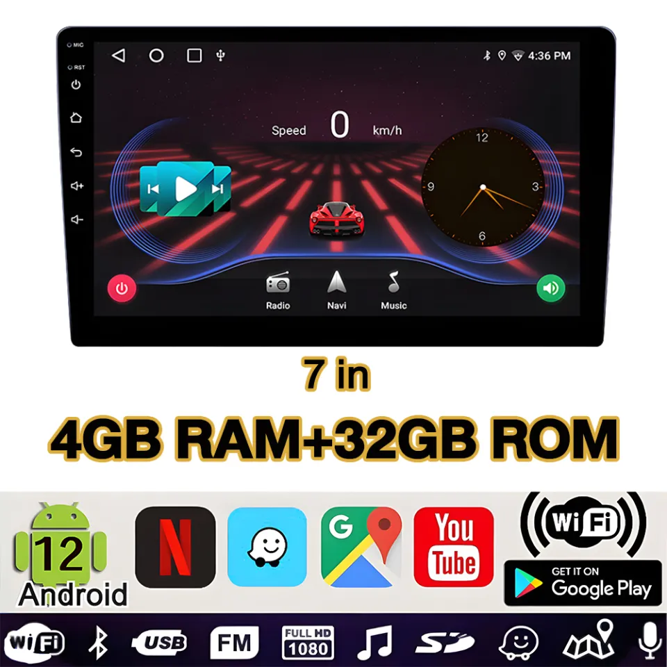 Radio de coche 2 Din Wifi MP5 Player 7 '' 9'' Mirror Link GPS Navi Android  Bluetooth