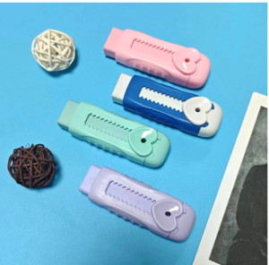 FAMILY`S CHOICE Creative Retractable Eraser Macaron Cute Push Pull Eraser for Kid Student Stationery School Supplies Retractable Eraser