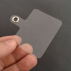 godessing 5 Pcs Mobile Phone Lanyard Patch Male Anti-Lost Fixed Card Phone Clip Transparent Clip Mobile Phone Lanyard Gasket Connection Pendant