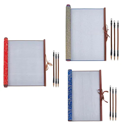 [frthrthrt]No Ink Chinese Calligraphy Practice Set Water Writing Cloth Scrolls Chinese Traditional for Beginners Practice
