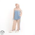 Setelan Olahraga Wanita Baju Senam Muslim Hijab Friendly Lengan Panjang 1 Set Pakaian Terbaru Ukuran L XL XXL Jumbo. 