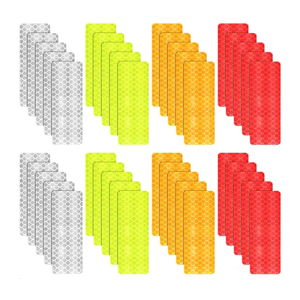 40pcs Reflective Safety Sticker Night Warning Tape Safety Driving Sticker Outdoor Cycling Accessories