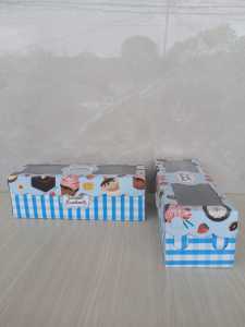 10 Pcs Dus Bolu Gulung Roll Cake dan Brownies