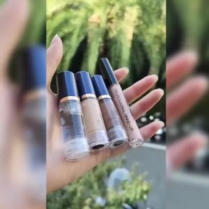 4PCS Matte Foundation Set for Full Coverage and Flawless Makeup Includes Concealer Matte Liquid Foundation Contour Cream Oil Control Face Primer Waterproof Natural Matte Finish