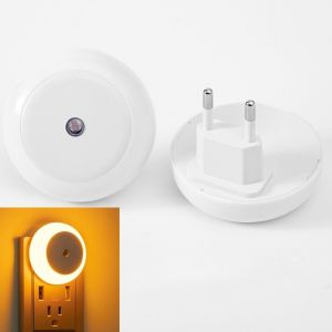MUSASI Energy Saving LED Night Light EU UK Plug Smart Sensor Sensor Control Lamp High Quality Motion Sensor Light Bedroom