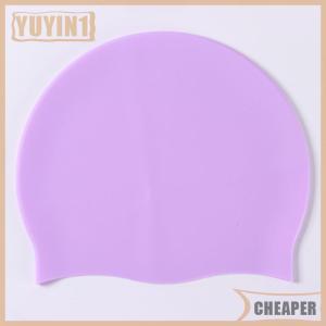 [COD] EHBqna SPORTS หมวกว่ายน้ำซิลิโคนโลกผู้ชายผู้หญิงผมยาวกันน้ำสีกีฬายืดหยุ่นสูงหมวกว่ายน้ำสระว่ายน้ำผู้ใหญ่หมวกดำน้ำ