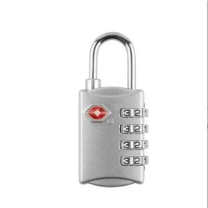 4 Digits Combo TSA 309 Approved Luggage Travel Password Lock Resistance Travel Luggage Zinc Alloy Lock Password Padlock