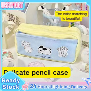 Pencil Case Big CapacityStationery Bag Colored Pencil Case Portable Pen Pencil Bag For High School Students School Supplies Gift
