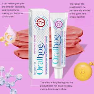 Food-Grade Thermoplastic Denture Adhesive Denture Fixing Agent Long-Lasting Denture Fixing Adhesive 假牙粘合剂