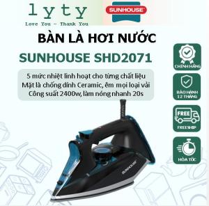 BÀN LÀ HƠI NƯỚC SUNHOUSE SHD2071. ĐẸP-BỀN-SANG- BẢO HÀNH CHÍNH HÃNG TOÀN QUỐC