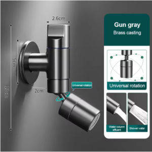 Stainless Steel Mop Pool Faucet Universal Snap On Connector Stainless Steel Mop Pool Tap Construction Anti Leak