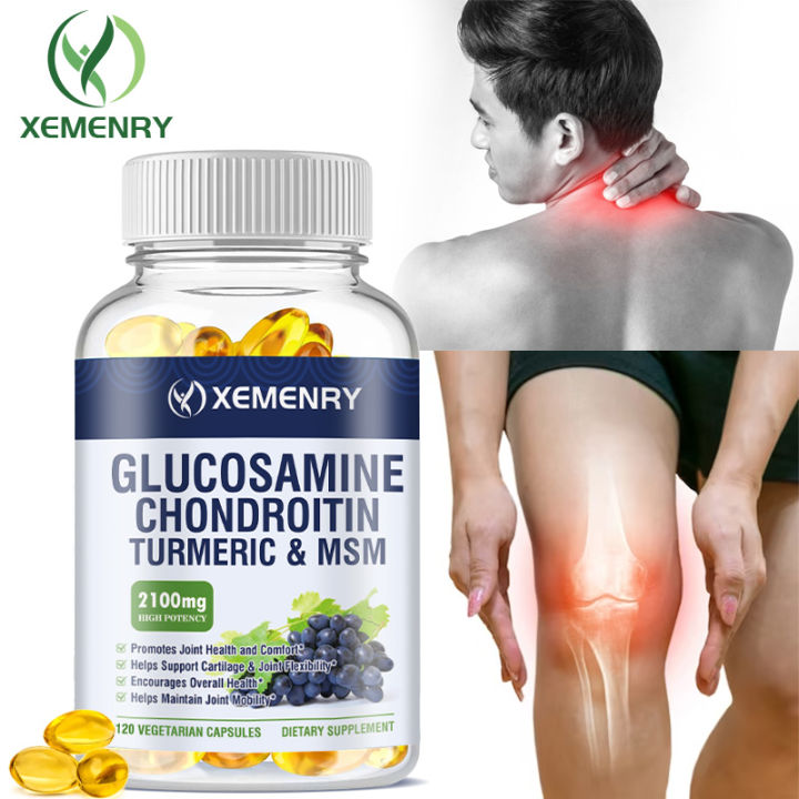 Ang Glucosamine Chondroitin MSM at Turmeric Capsules Joint Health ...