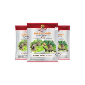 3PCS Kapal Api Easy Drip Flores Manggarai Blend Authentic Selection Ground Coffee