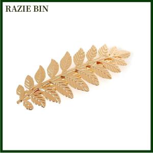 RAZIE BIN New Retro Color Leaf Headband Headpiece Crown Tiara Headdress Goddess Greek Head Jewelry Bride Wedding Hair Accessories