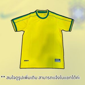 เสื้อบอลย้อนยุค Retro งานวินเทจ  Brasil home  1998 -99 งานคุณภาพดี  จัดส่งไว