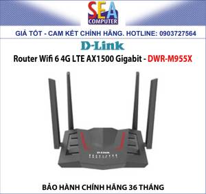D-link Router Wifi 6 4G LTE AX1500 Gigabit - DWR-M955X