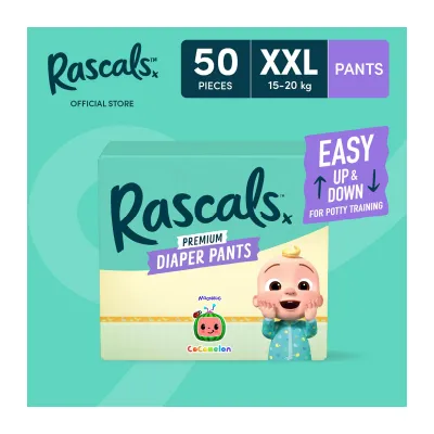 Rascals X Cocomelon Pants XXL Diaper - 50PCS (Promo Box)