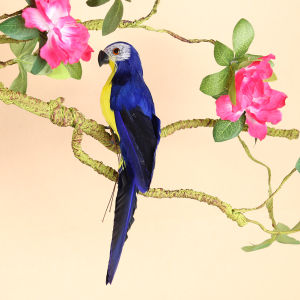 5TH Artificial Simulation Foam Bird Handmade Simulation Parrot Home Ornament Garden Bird Prop Decor for Party Accessories