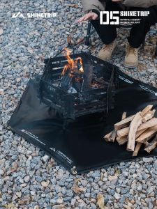 THẢM CHỐNG CHÁY PHỦ SILICONE CAO CẤP SHINETRIP #05 – BẢO VỆ AN TOÀN KHI ĐỐT LỬA CAMPING