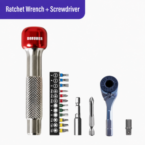 ⭐️Local Delivery⭐️1/4 ratchet wrench 6.35mm screwdriver inner hexagon wrench EDC tool wrench 1/4 screwdriver rod quick socket wrench hand tool