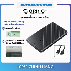 Box SSD 2.5 Orico 25PW1 hỗ trợ SSD và HDD 2.5" USB 3.0 chuẩn Sata 3 - hàng chính hãng