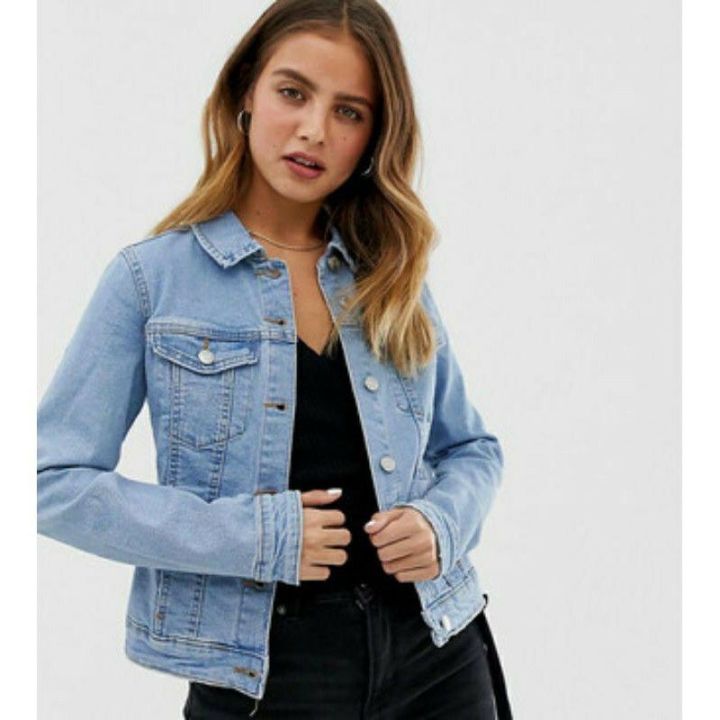 Womens Light Blue Denim Jackets High Quality And Fashionable Fast Delivery Local Seller Lazada 