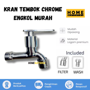 kran air nekel murah 1/2 keran engkol keran tembok