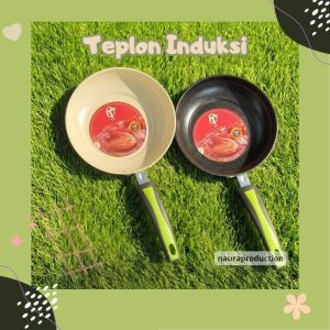 Teplon Induksi merk TD Teplon Gagang TD 18cm/Anti Lengket/Teplon Serbaguna (COD)