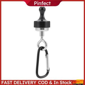 Premium Magnetic Carabiner Keychain D Type Snap Clip with Strong Magnet for Climbing Camping and Outdoor Adventures