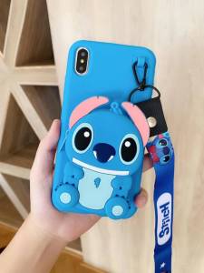 Wallet Cartoon Stitch Silicone Cases: Multi-Device Compatibility & Protection