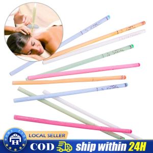 10pcs/ Healthy Care Ear Candle Ear Treatment Ear Wax Removal Cleaner Ear Coning Treatment Indiana Therapy Fragrance Candling Healthy Care Tools