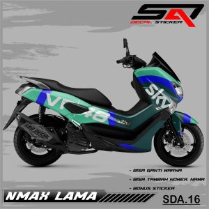 Decal Sticker Custoom Full Body NMAX Lama 2016-2019 Decal Variasi Motor NMAX Lama SDA.16