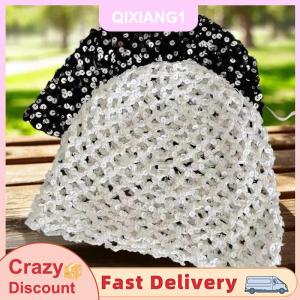 【SHZTGM】 Ins Style Sequined Hollow Pullover Hats Women Summer And Autumn Travel Photo Atmosphere Versatile Casual Y2K Beanies