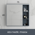 Tủ Gương Phòng Tắm Lavabo Siêu Nhẹ Chống Thấm Nước Phong Cách Hàn Quốc. 