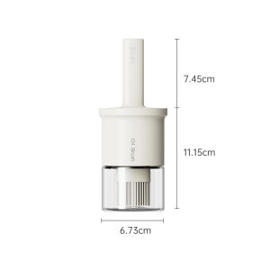 Vision 2in1 Oil Brush Bottle BBQ Oil Brush Dispenser One-piece Brush for Baking Heat-Resistant Brush with Container for Barbeque Kitchen BakingTools